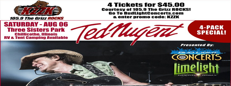 Get Tickets to Ted Nugent